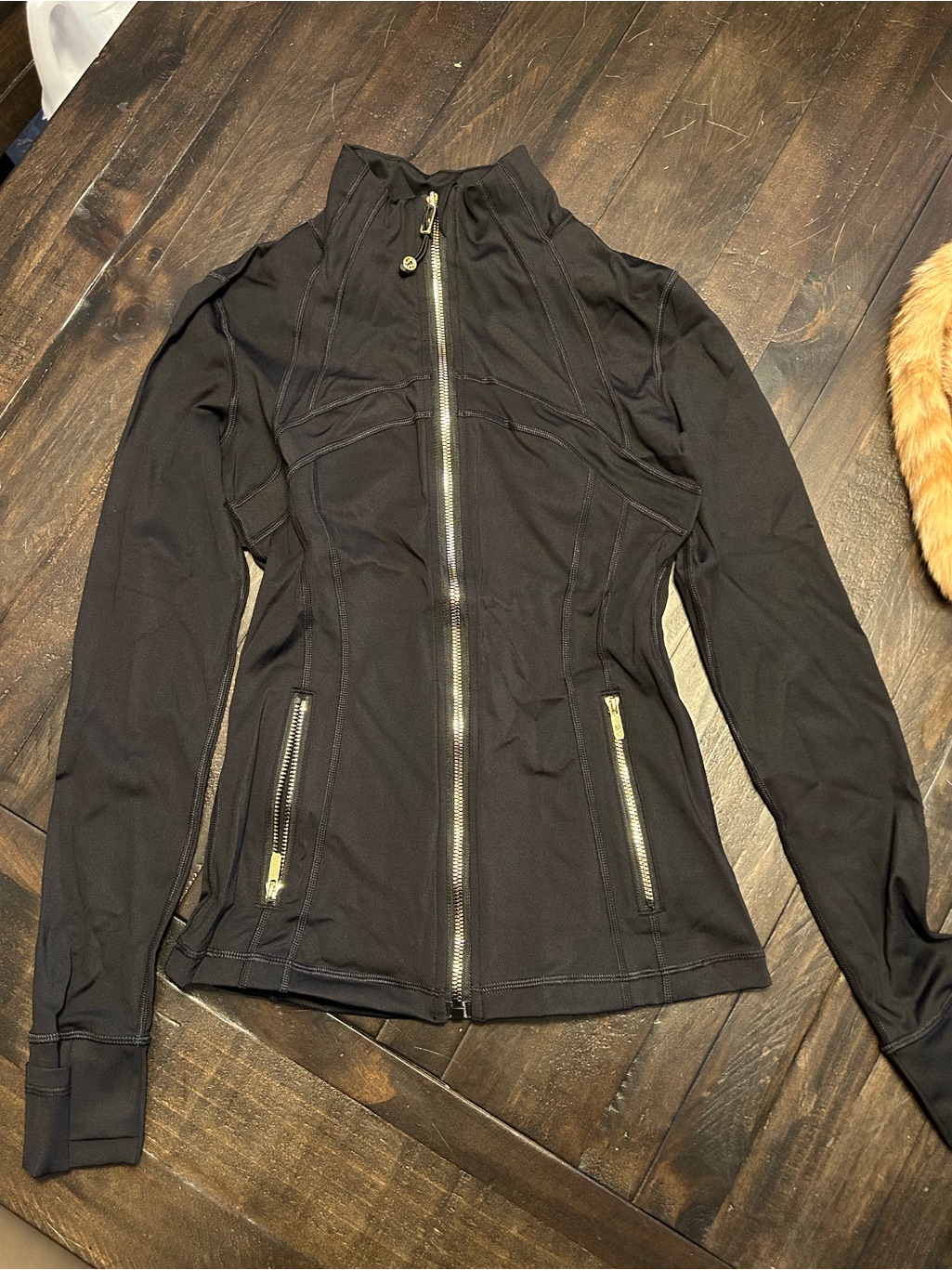 Lululemon Athletica Black Zip-Up Performance Jacket